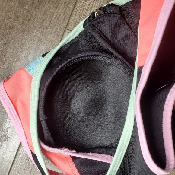 FILA SPORT Pieced Colorful Zip-Front Medium-Impact Sports Bra Size Small EUC - Picture 8 of 13